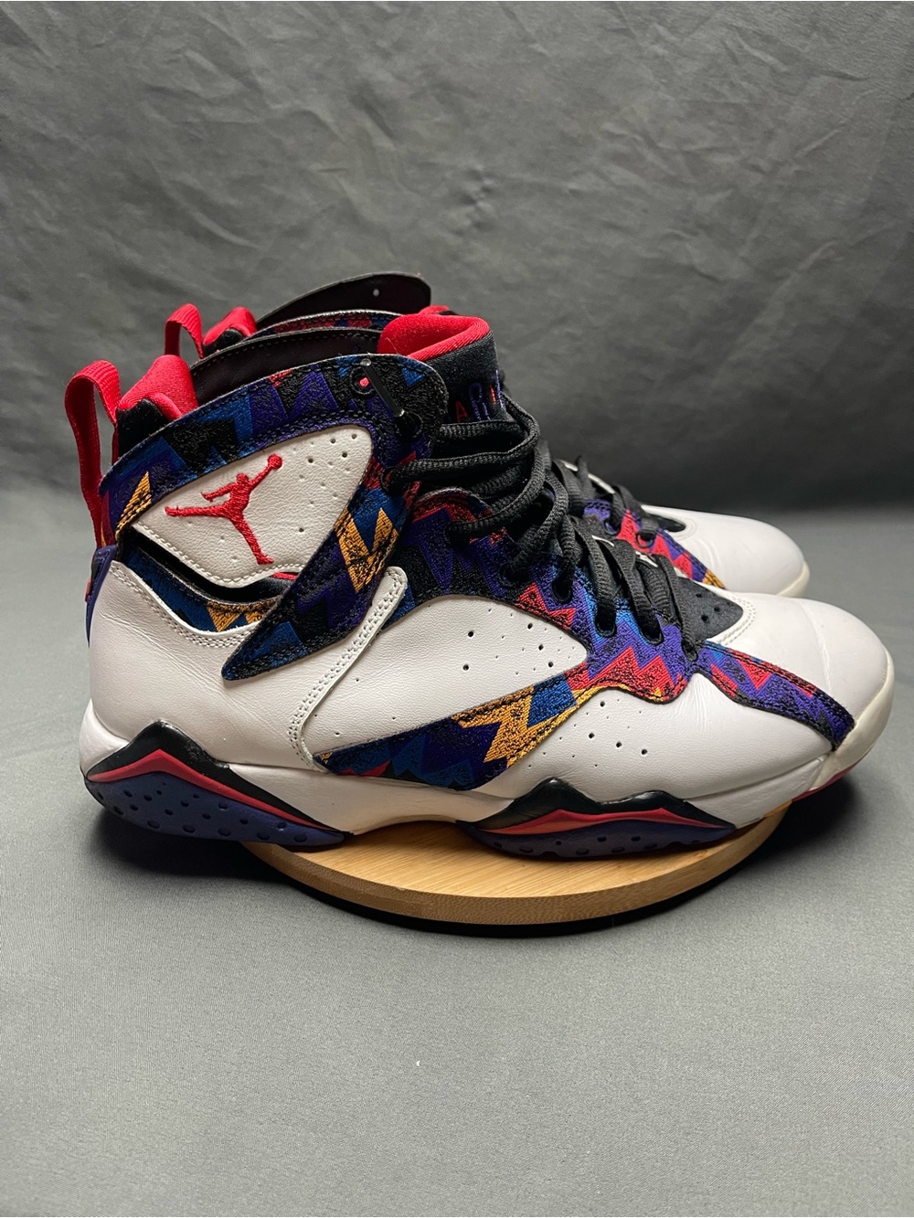 Jordan 7 VII Retro Ugly Sweater Nothing But Net Sneakers - Size 8.5